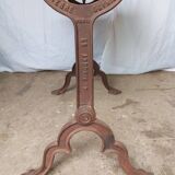 Antique bistro table with lion paws