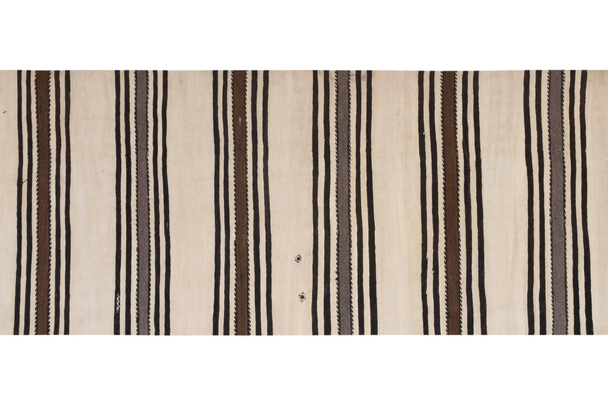 Vintage Turkish hallway rug 118x454 cm