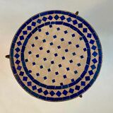 Mosaic pedestal table