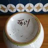 Glazed terracotta jug
