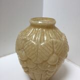 Clichy art deco glass vase