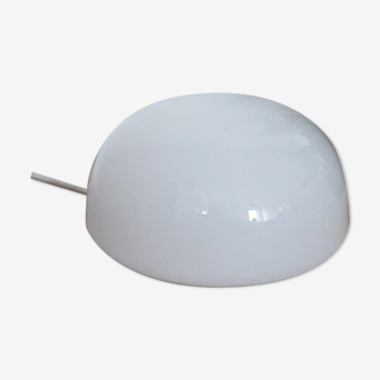 Vintage ceiling lamp / wall lamp - White opaline globe - 70s