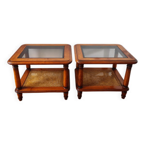 Paire bouts canapé - bois