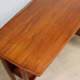 Scandinavian "boomerang" free-form desk in teak - 1960s