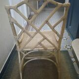 Rattan chair vintage home