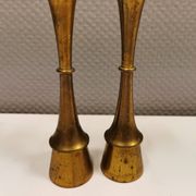 A set of beautiful candlesticks in solid brass.