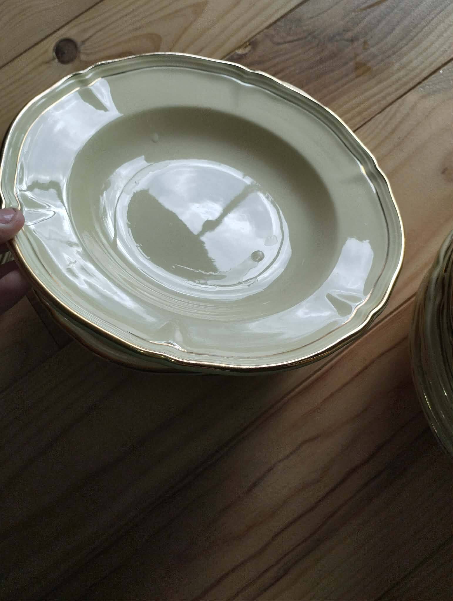 Antique gien table service – niderviller model – exceptional set