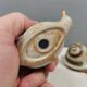 Ceramic snails as salt and pepper shakers, Denmark, 1970s-1980s