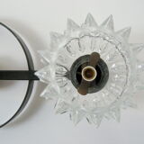 Vintage chandelier 1960 metal and brass