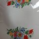 Coupelles vintage Digoin Sarreguemines. Décalcomanies de fleurs