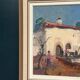 Original Swedish Oil on Canvas – “Mediterranean Scene” by Axel Hamborn – Signed – Vintage & Framed