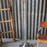 Lampadaire vintage chromé Murano Mazzega