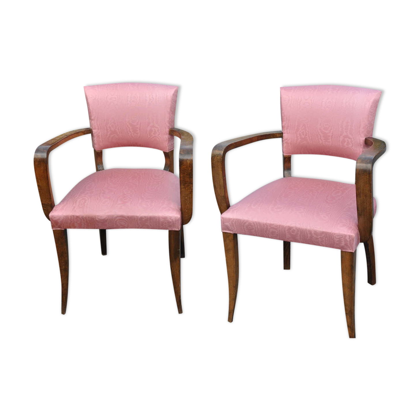 Paire de fauteuils bridge