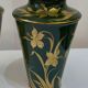 Paire de vases en porcelaine Art Nouveau