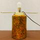 Orange mushroom lamp from Peill and Putzler, 1970s