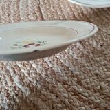 7 hollow earthenware plates from Salins