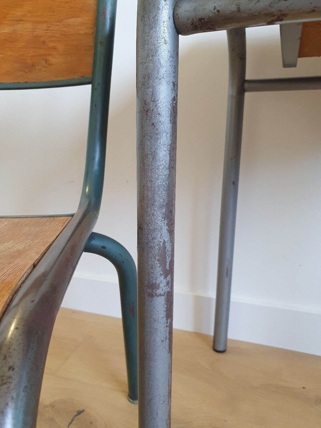 Vintage school desk and chair