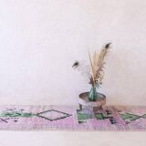 Berber Hallway Rug Lavender - 388 x 79 cm