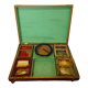 Old mahogany game box with bone tokens, XIXth century