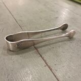 Christofle silver metal sugar tongs, Marly model
