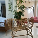 Rattan cradle