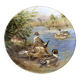 Porcelain plate by Sergio Budicin