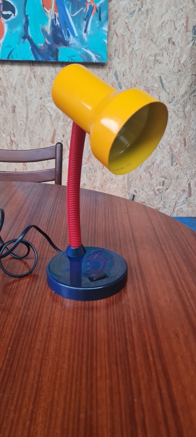Table lamp primary color 1980