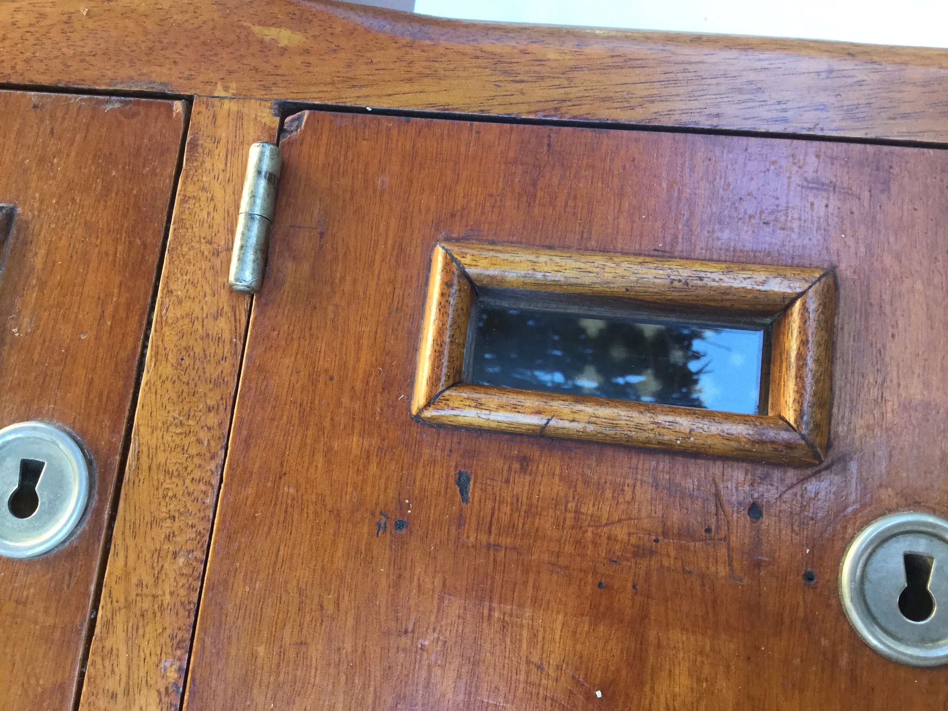 Old building mailboxes