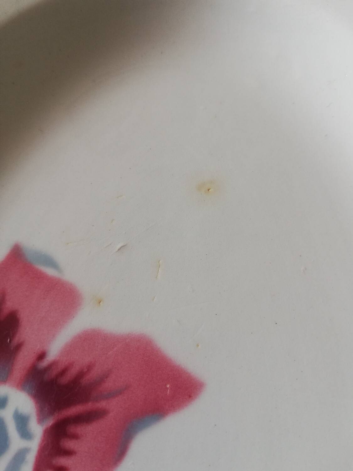 Serving dish, Digoin Clematis flowered dish