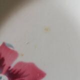 Plat de service, ravier fleuri Digoin Clématite