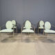 Vintage dining chairs by Belgochrom, set of 6 - 1980s