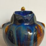 Art nouveau pitcher enamelled earth early twentieth century