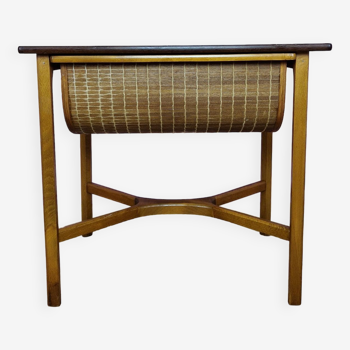 Teak Sewing Table by Karl Edvard Korseth for Rybo, Norway, 1960s
