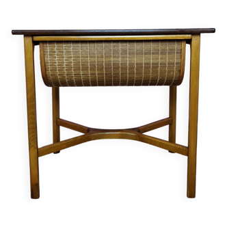 Teak Sewing Table by Karl Edvard Korseth for Rybo, Norway, 1960s