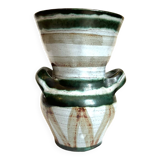 Robert Picault, Eared vase circa 1960. Vallauris