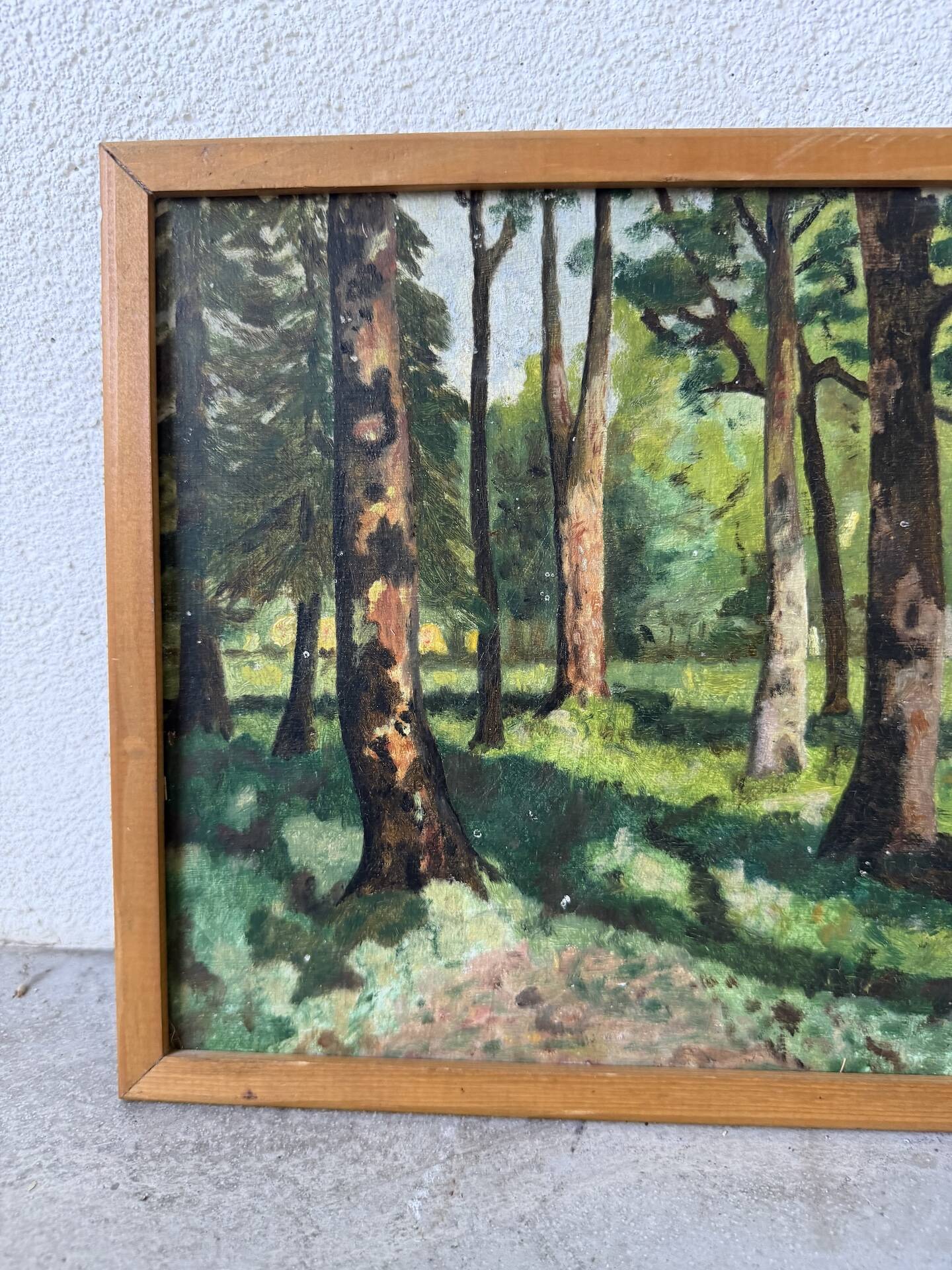 Small oil painting J. Biot