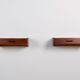 Pair of Scandinavian floating nightstands rosewood Denmark 1960