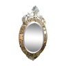 Oval Venetian mirror 50s, 88x50 cm