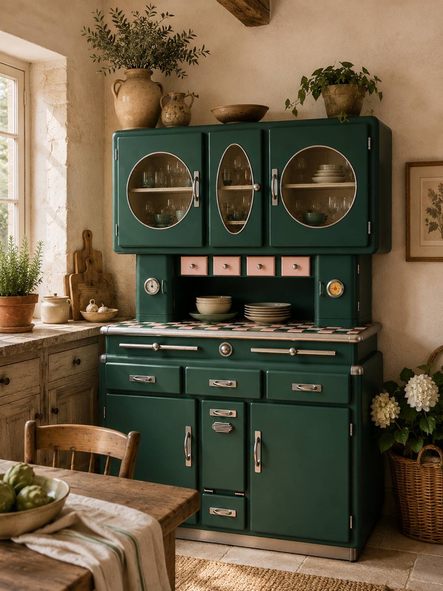 Buffet Mado cuisine 1950