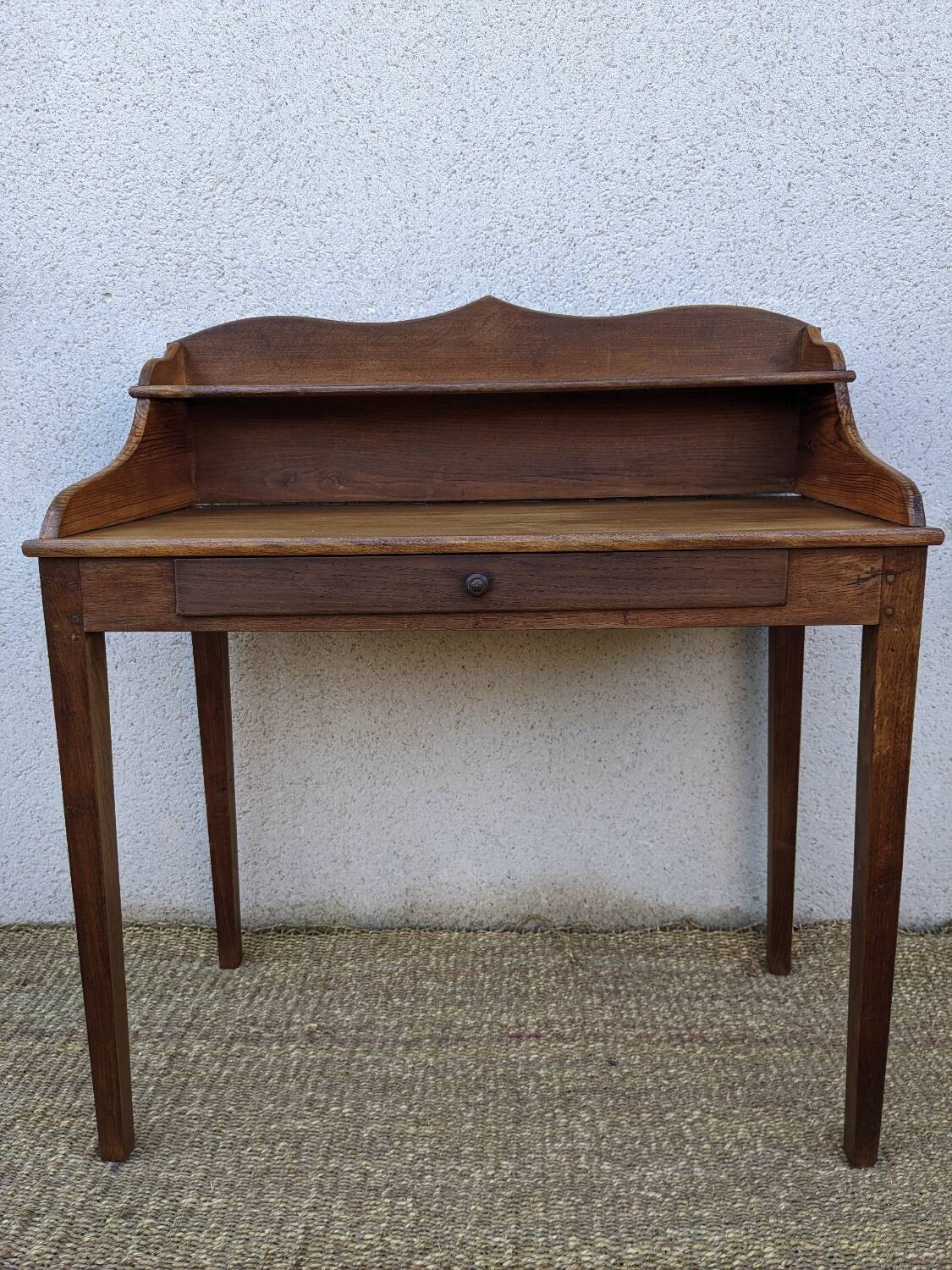 Rustic solid oak desk