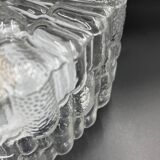 Massive molded glass ceiling light