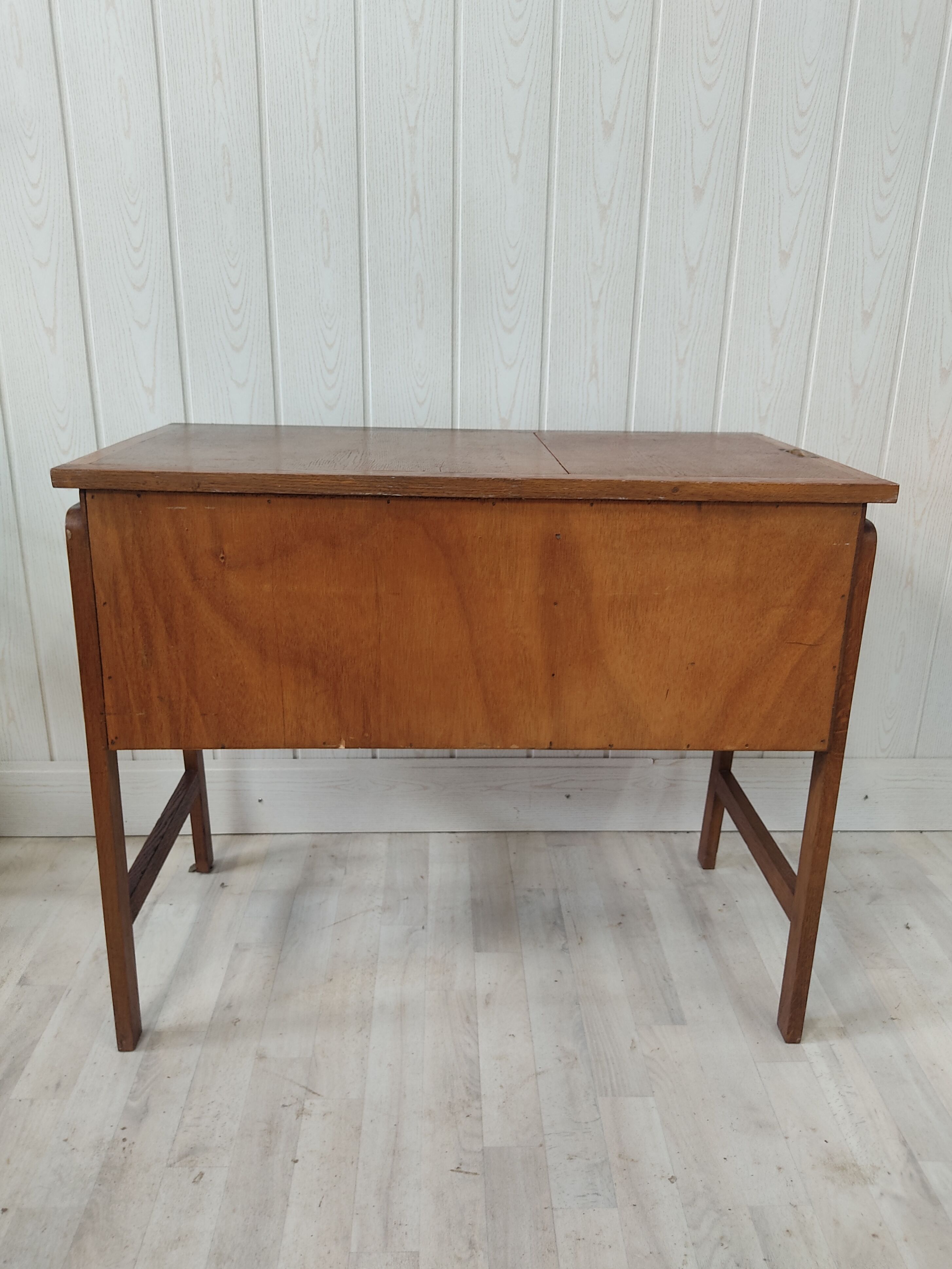 Vintage solid oak desk