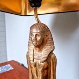 Egyptian table lamp, Hollywood Regency style, 1970