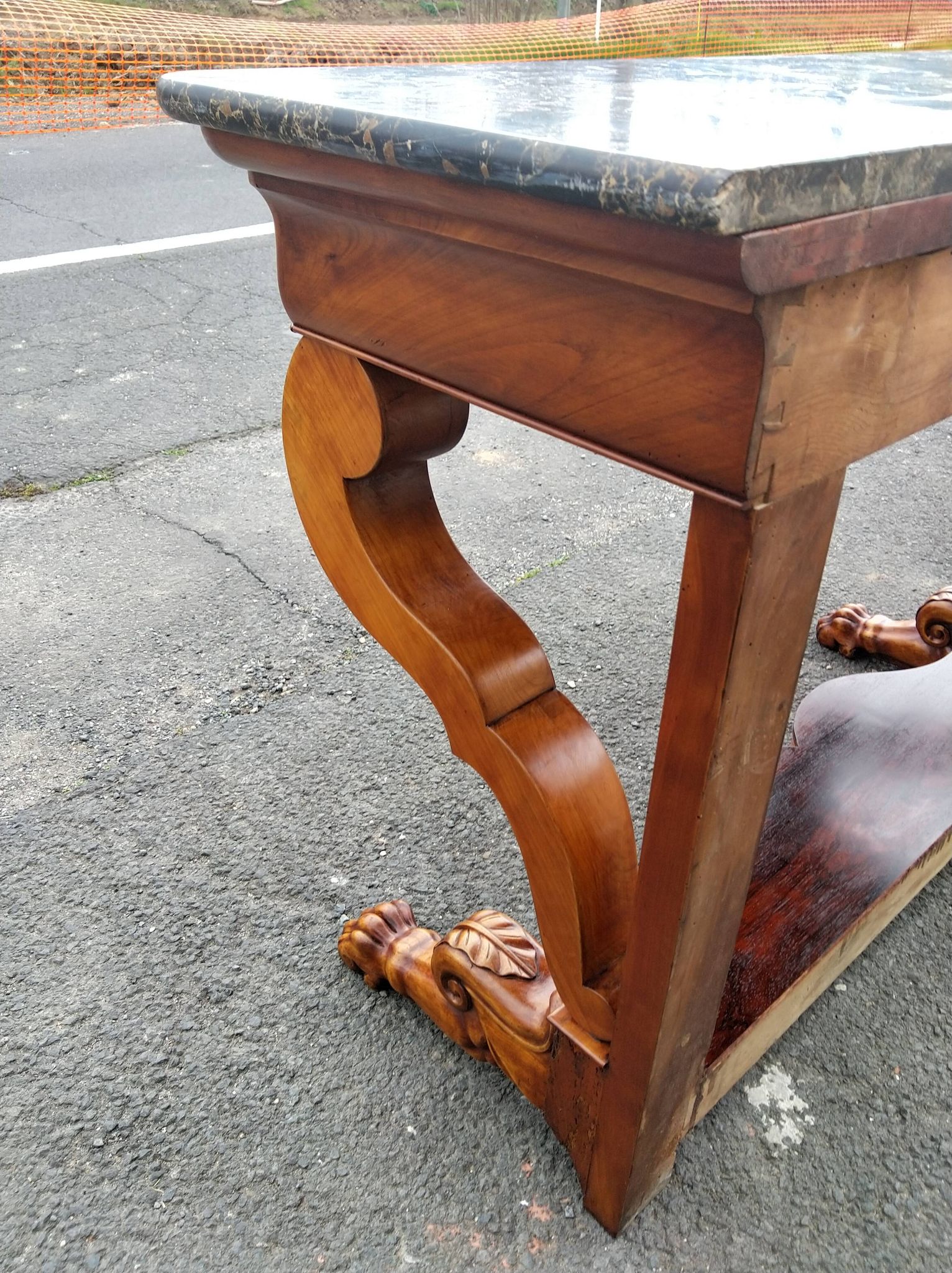 Console en merisier époque 1830