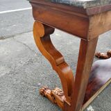 Cherry wood console from the 1830s