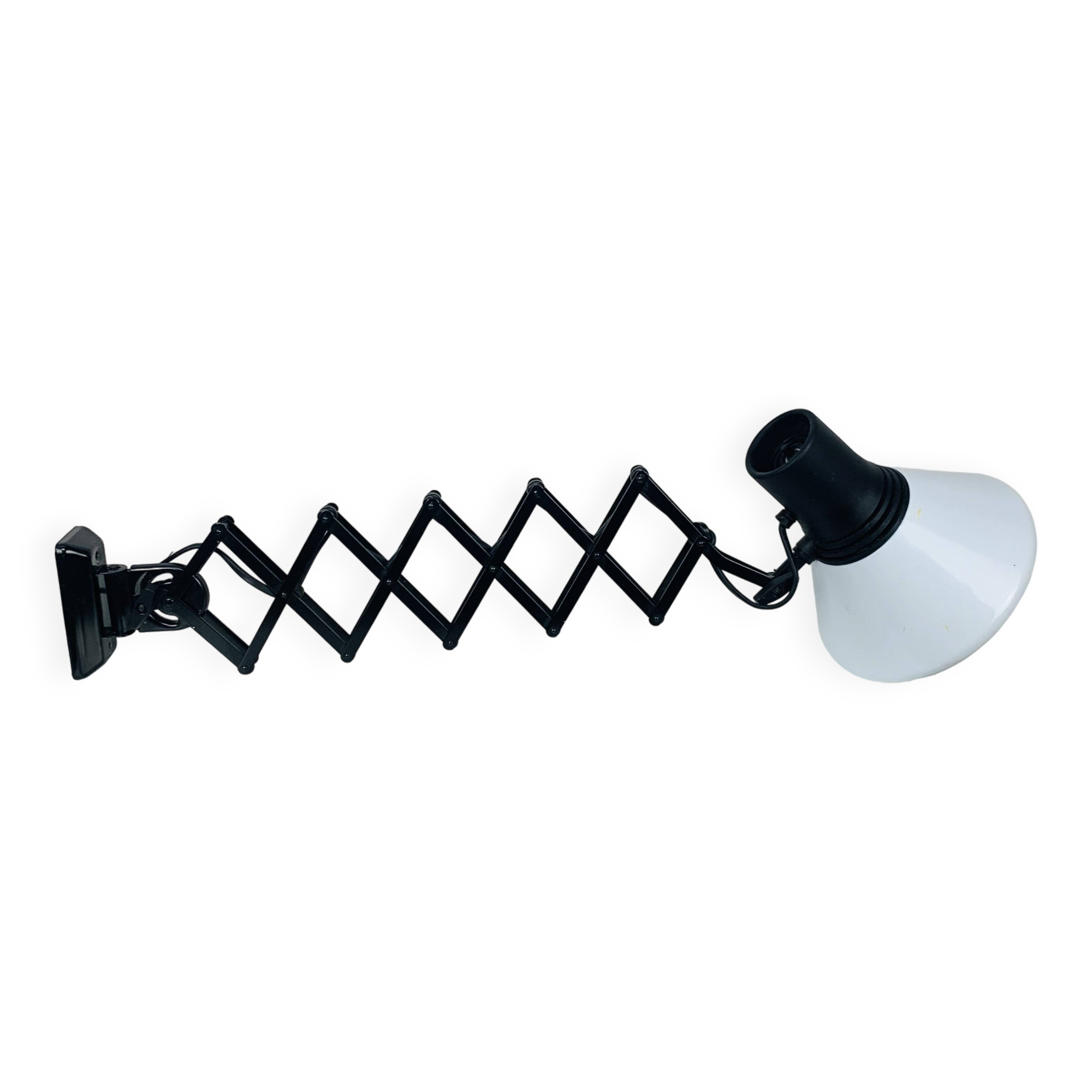 Fase metal accordion wall light, 70s