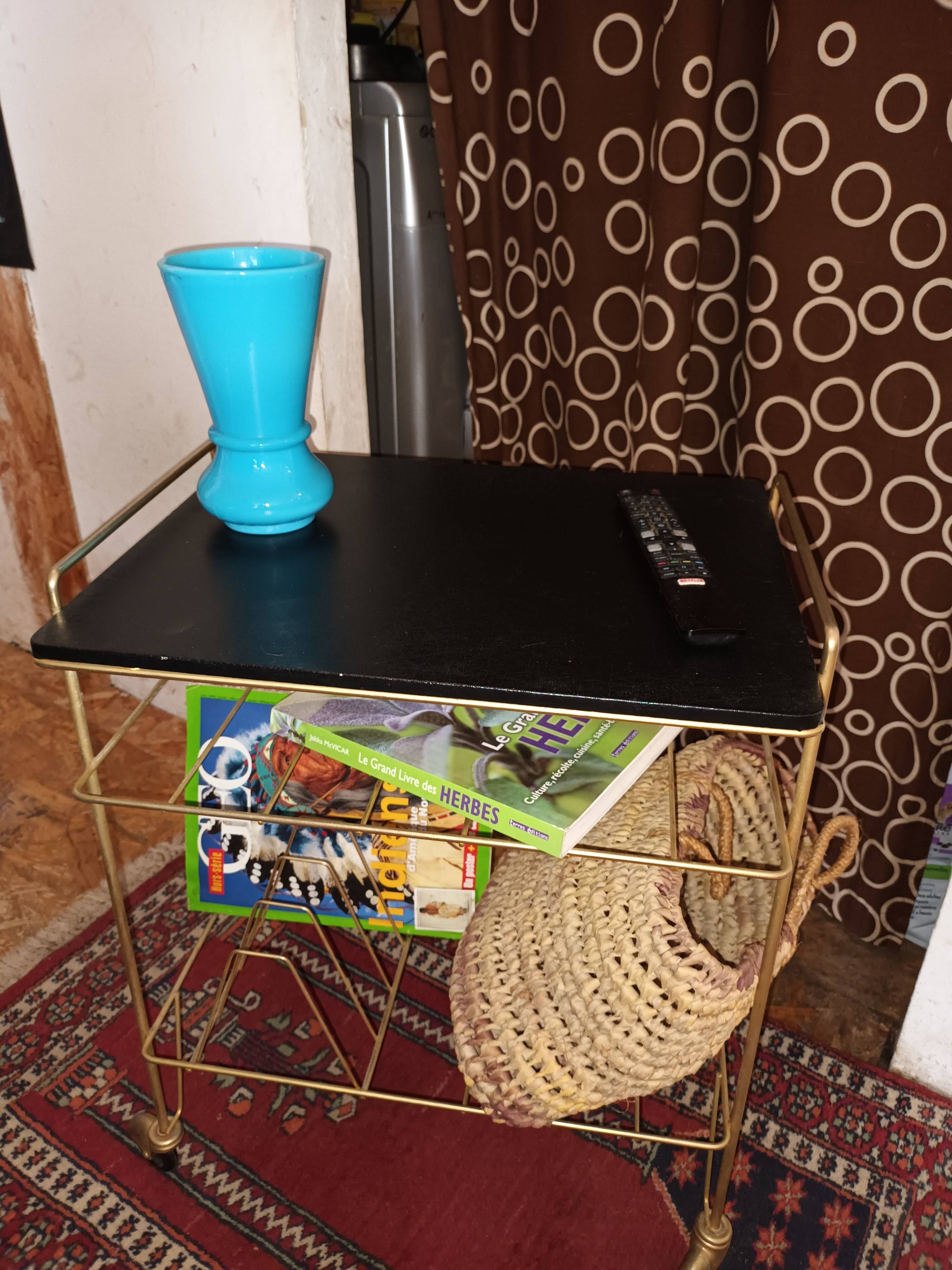 Large opaline vase from the 1950s