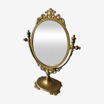 Ancient brass mirror