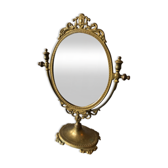 Ancient brass mirror