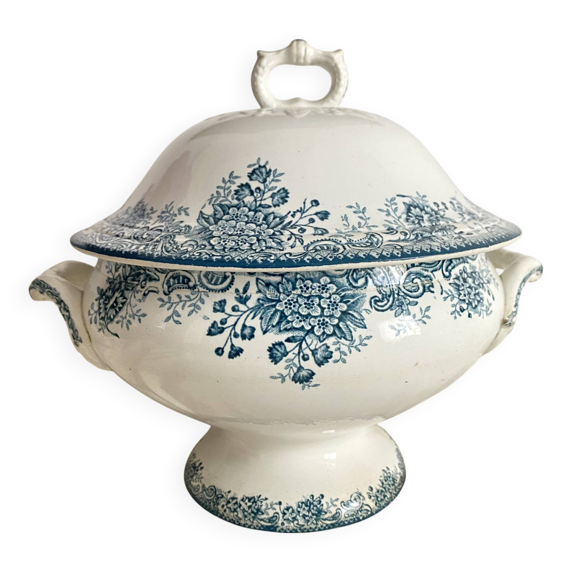 Ironware soup tureen "Printania" Ste Amandinoise